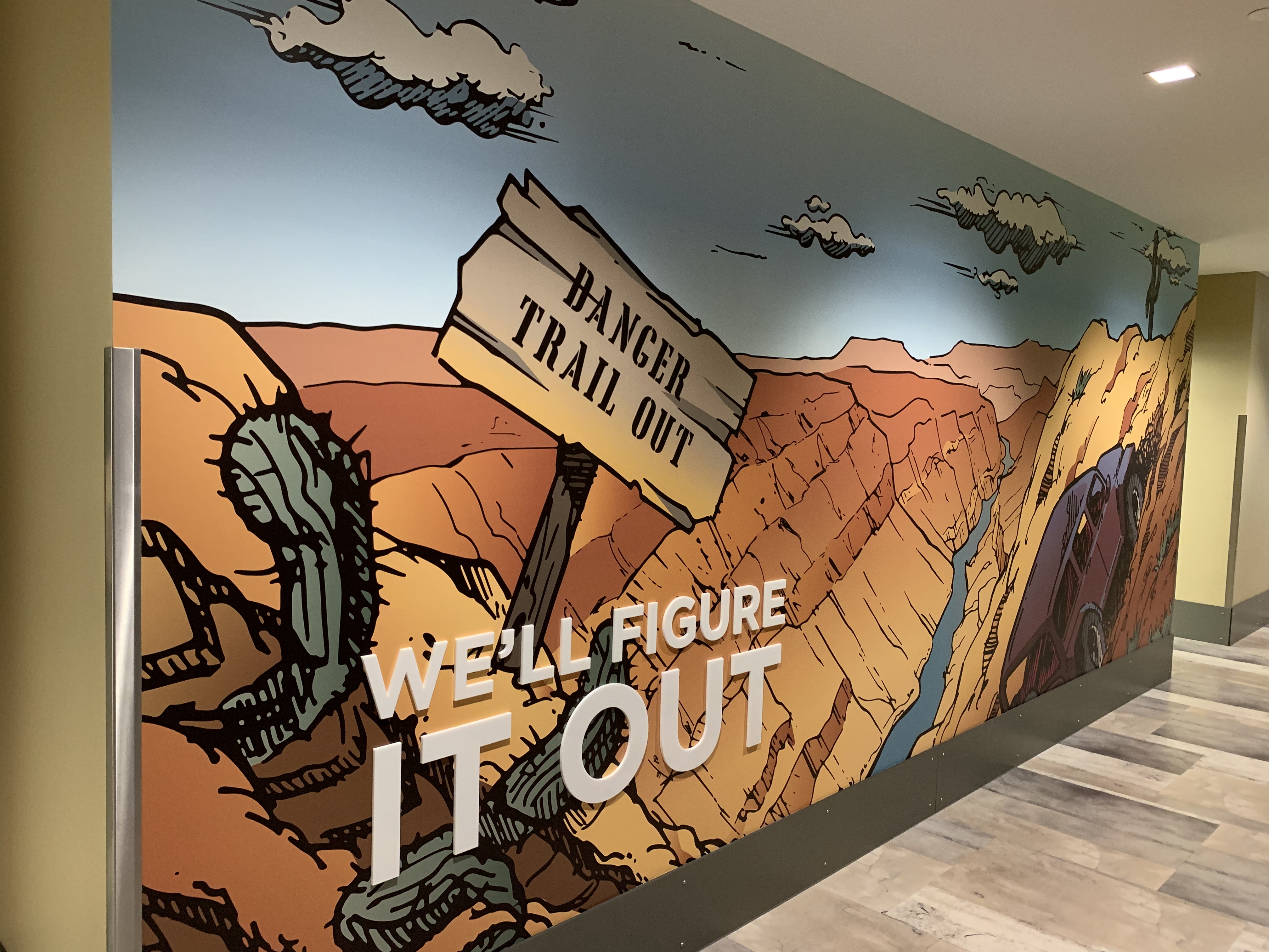 Quicken Loans Hallway portfolio