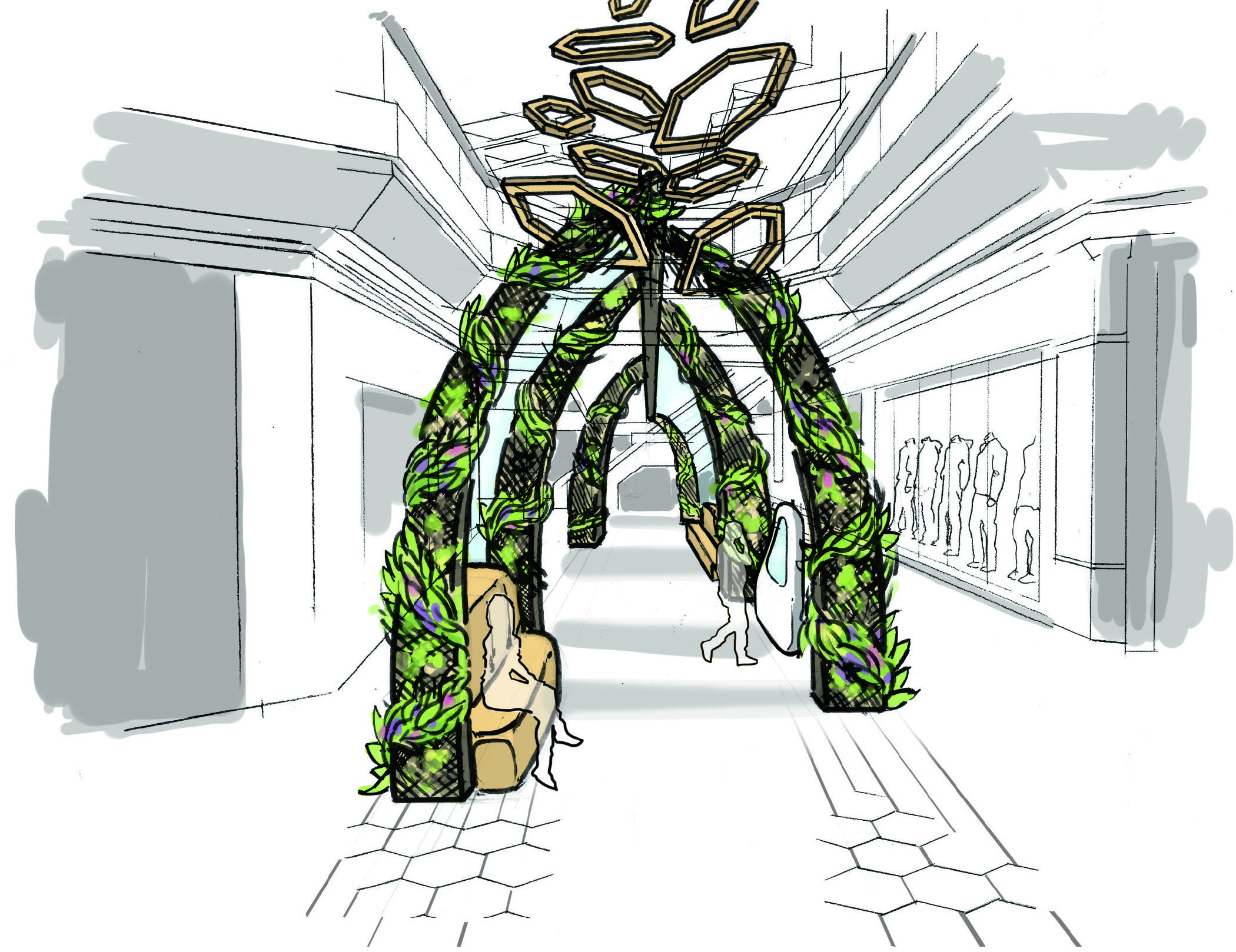 Starwood Hotels Concept Art portfolio