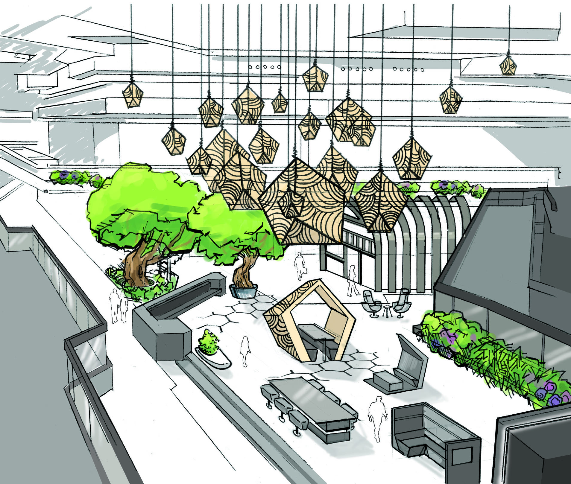 Starwood Hotels Concept Art portfolio