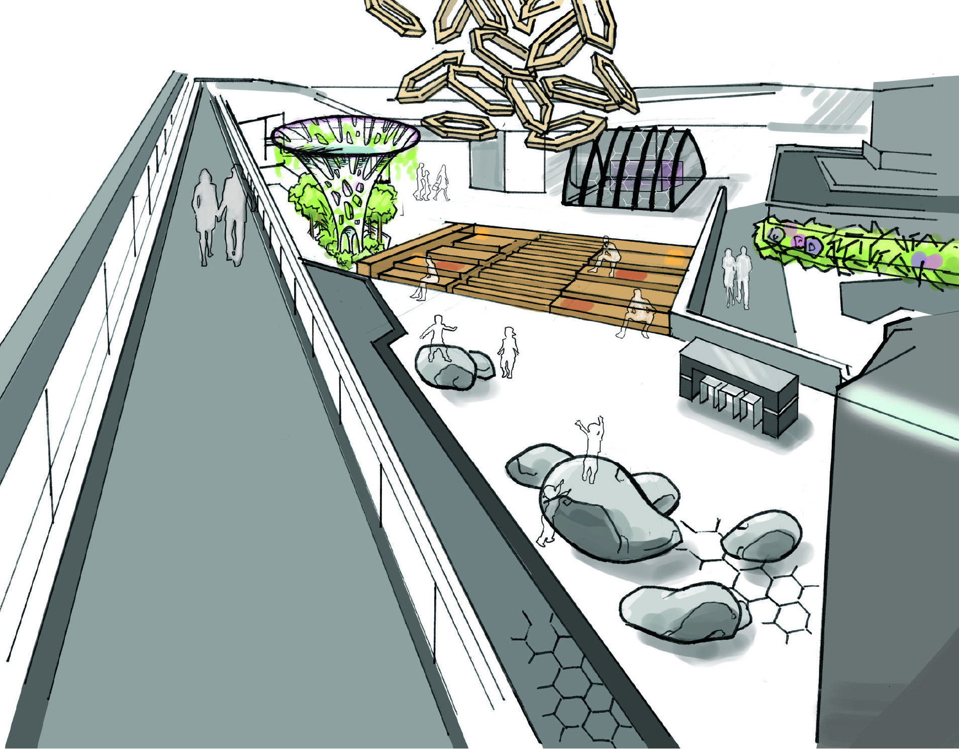 Starwood Hotels Concept Art portfolio
